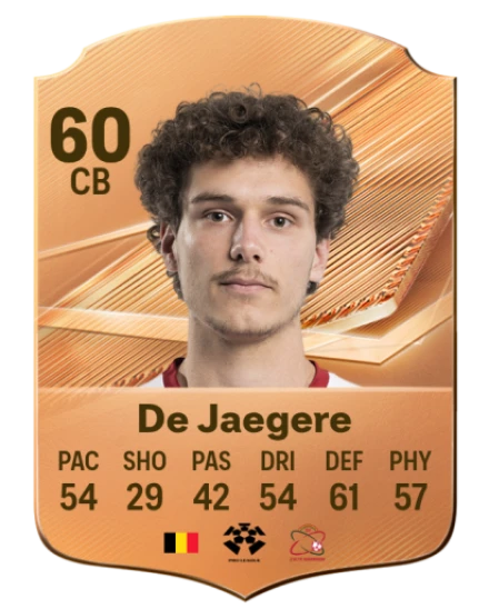 De Jaegere 60 Bronze CB FC 27 card