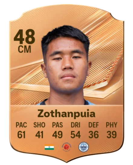 Zothanpuia 48 Bronze CM FC 27 card