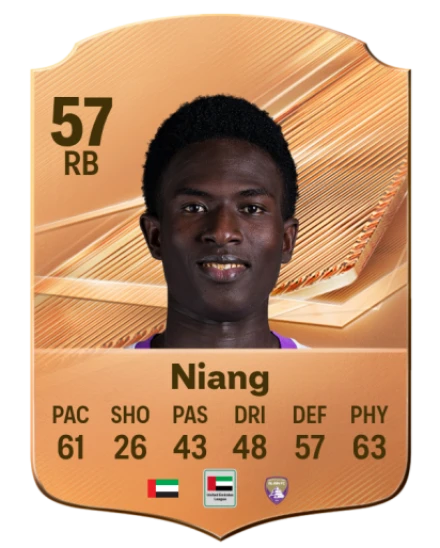 Niang 57 Common RB FC 26 card