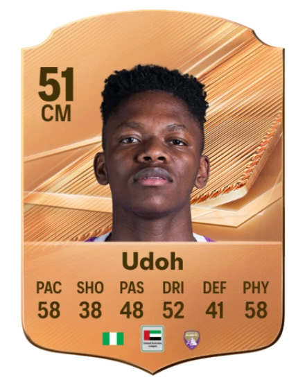 Udoh 51 Bronze CM FC 27 card
