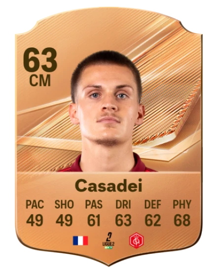 Casadei 63 Bronze CM FC 27 card