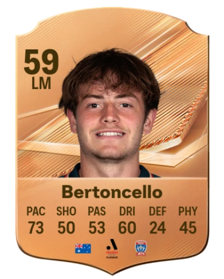 Bertoncello 59 Common LM FC 26 card
