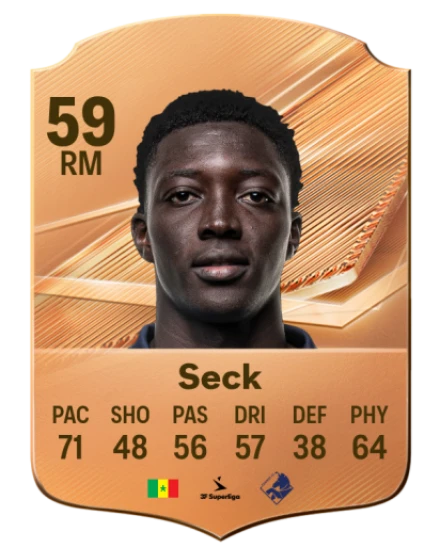 Seck 59 Bronze RM FC 27 card