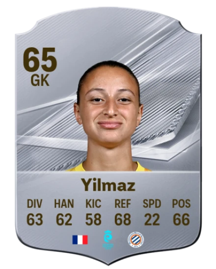 Yilmaz 65 Silver GK FC 27 card