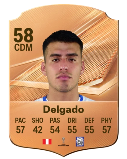 Delgado 58 Bronze CDM FC 27 card