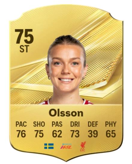 Olsson 75 Common ST FC 26 card