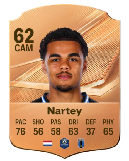 Nartey 62 Bronze CAM FC 27 card