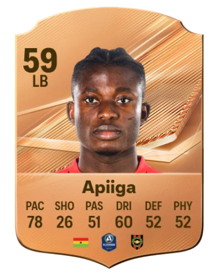 Apiiga 59 Bronze LB FC 27 card