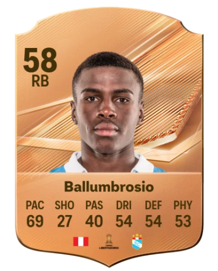 Ballumbrosio 58 Bronze RB FC 27 card