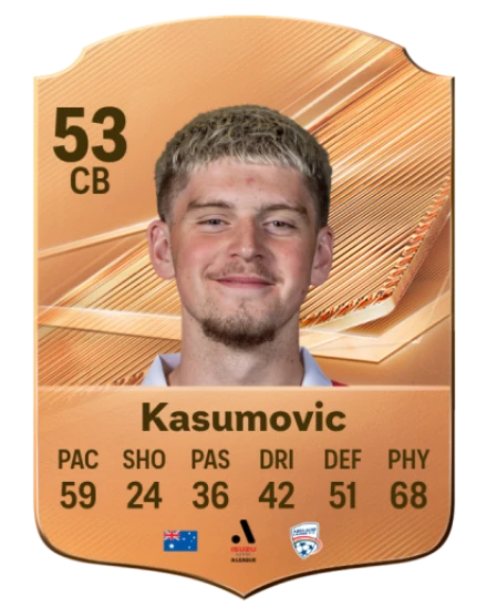Kasumovic 53 Bronze CB FC 27 card