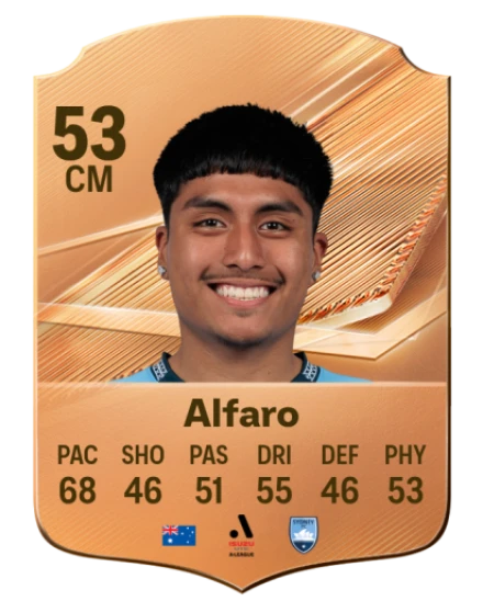 Alfaro 53 Bronze CM FC 27 card