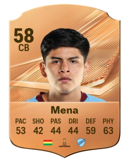Mena 58 Bronze CB FC 27 card
