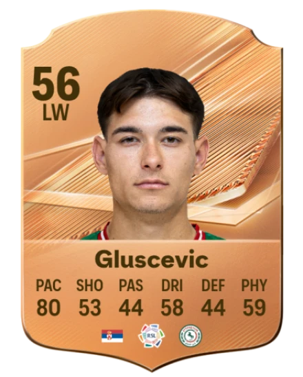 Gluscevic 56 Bronze LW FC 27 card