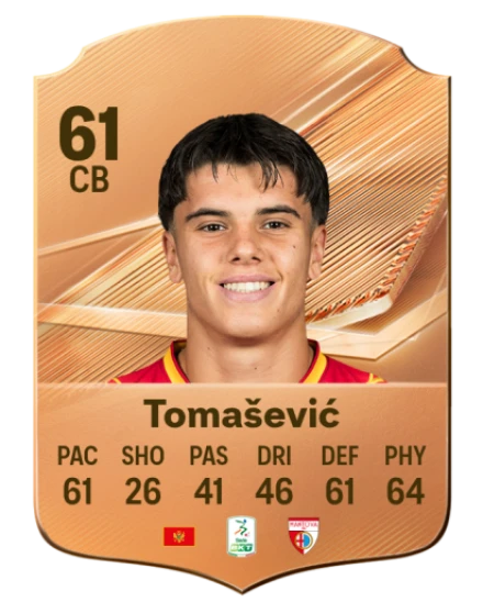 Tomašević 61 Bronze CB FC 27 card