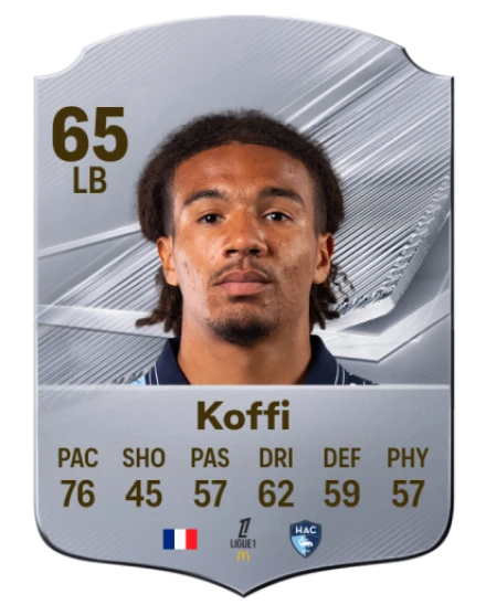 Koffi 65 Silver LB FC 27 card