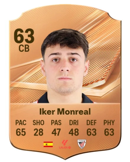 Iker Monreal 63 Bronze CB FC 27 card