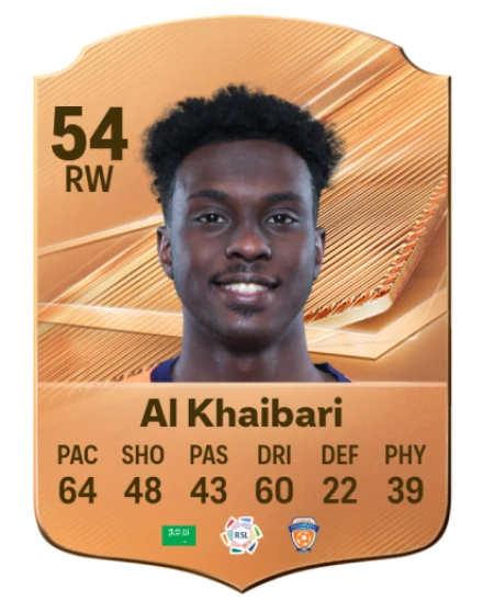 Al Khaibari 54 Bronze RW FC 27 card