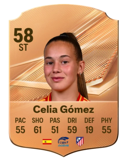 Celia Gómez 58 Bronze ST FC 27 card