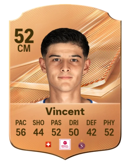 Vincent 52 Bronze CM FC 27 card