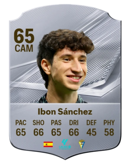 Ibon Sánchez 65 Silver CAM FC 27 card