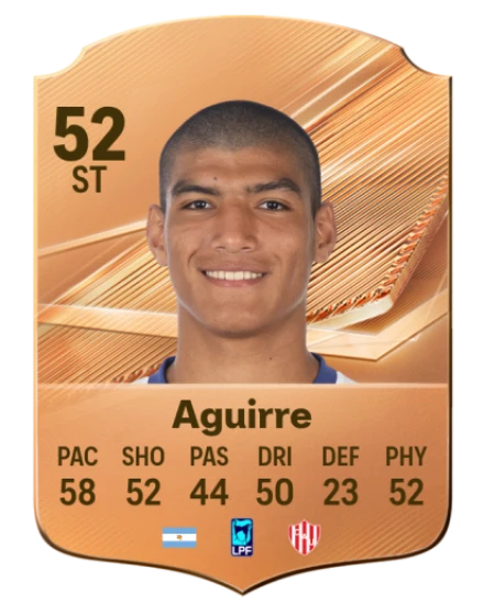 Aguirre 52 Bronze ST FC 27 card