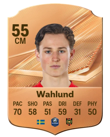 Wahlund 55 Bronze CM FC 27 card