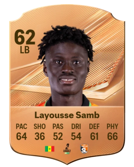 Layousse Samb 62 Common LB FC 26 card