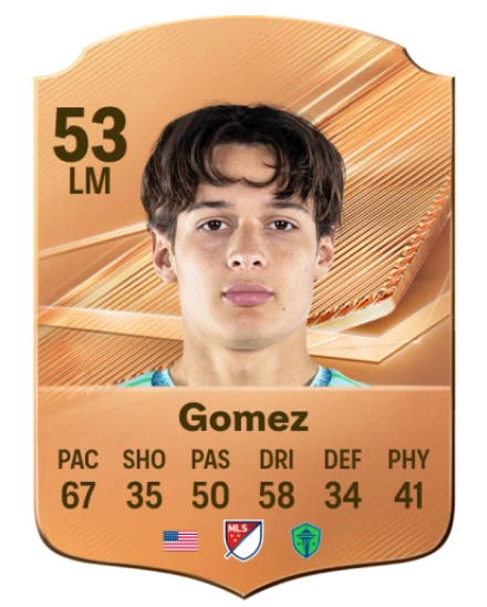 Gomez 53 Bronze LM FC 27 card