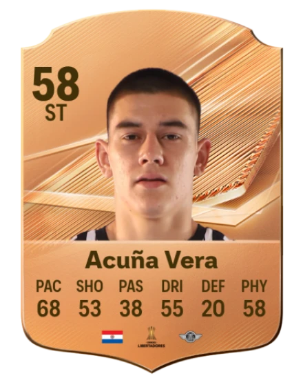 Acuña Vera 58 Bronze ST FC 27 card