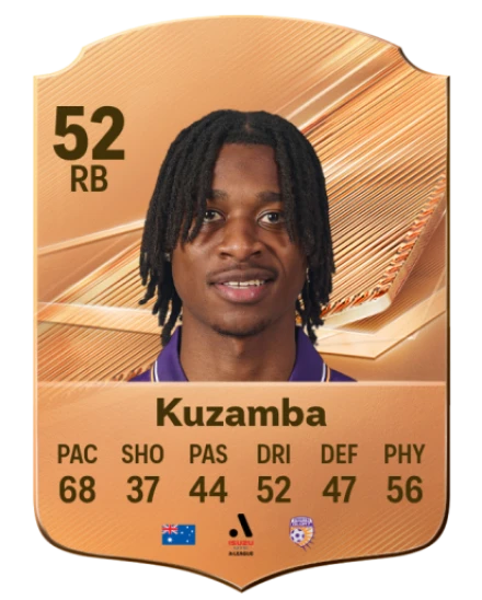 Kuzamba 52 Bronze RB FC 27 card