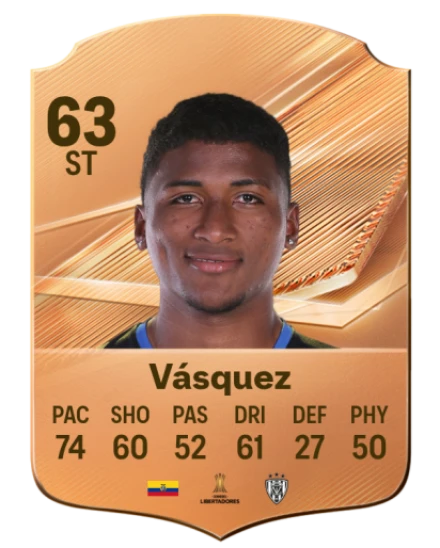 Vásquez 63 Bronze ST FC 27 card