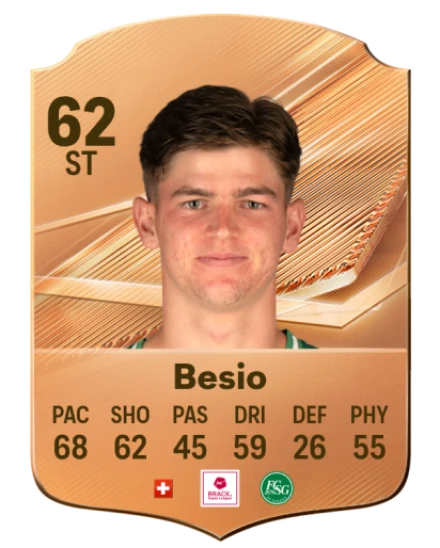 Besio 62 Bronze ST FC 27 card