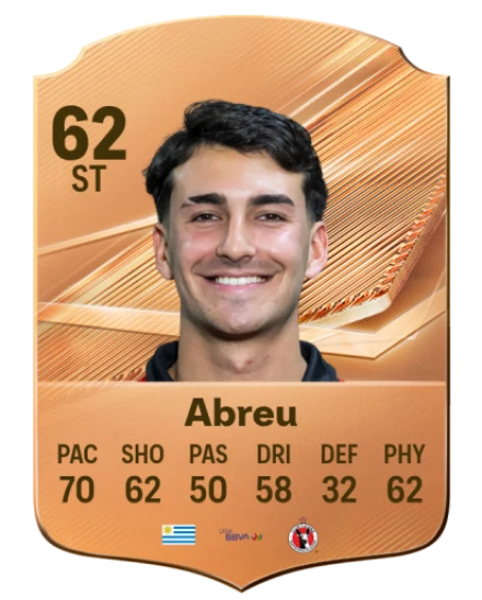 Abreu 62 Bronze ST FC 27 card