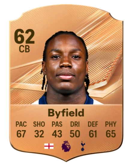 Byfield 62 Bronze CB FC 27 card