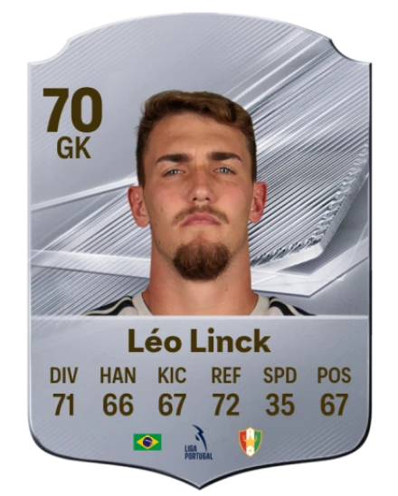 Léo Linck 70 Common GK FC 26 card