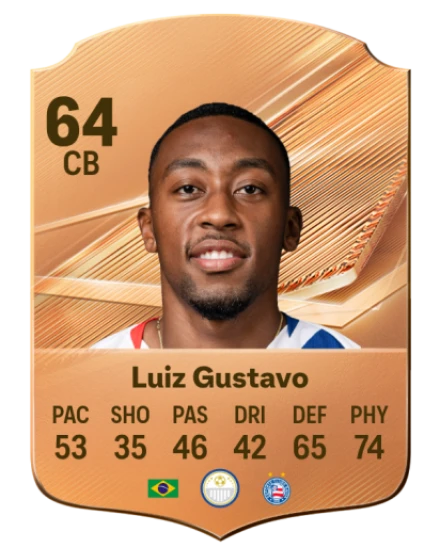 Luiz Gustavo 64 Bronze CB FC 27 card