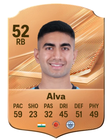 Alva 52 Common RB FC 26 card