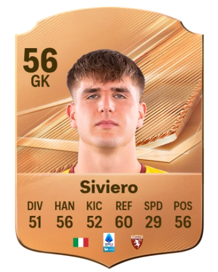 Siviero 56 Bronze GK FC 27 card