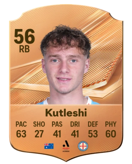Kutleshi 56 Bronze RB FC 27 card