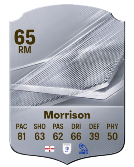 Morrison 65 Silver RM FC 27 card