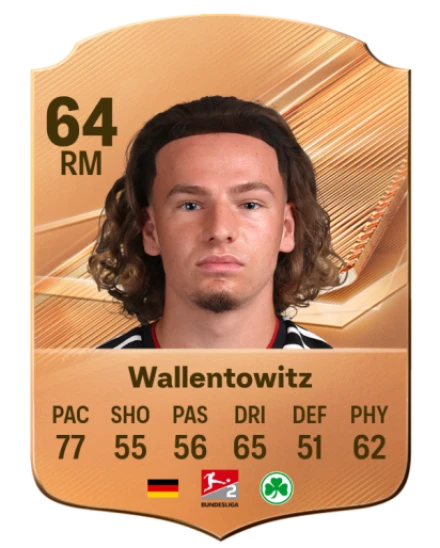 Wallentowitz 64 Bronze RM FC 27 card