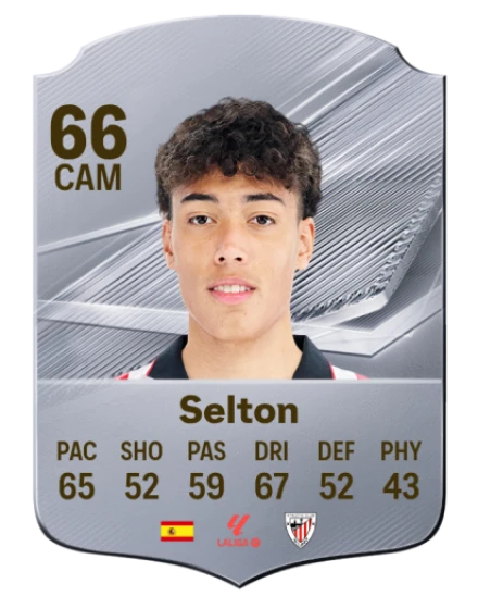 Selton 66 Silver CAM FC 27 card