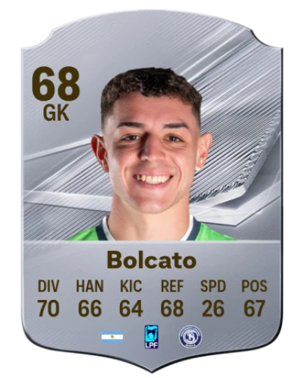 Bolcato 68 Silver GK FC 27 card