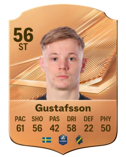 Gustafsson 56 Bronze ST FC 27 card