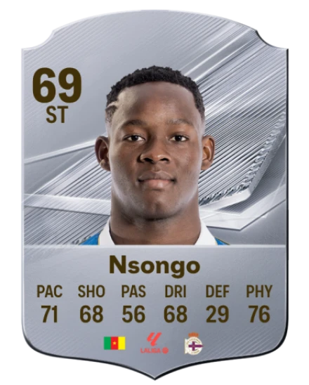 Nsongo 69 Silver ST FC 27 card