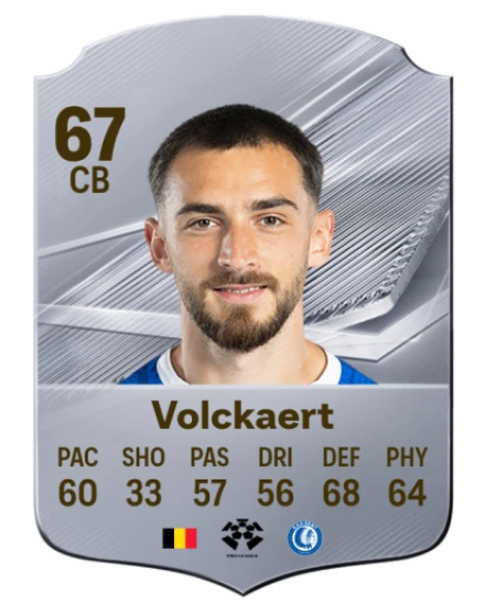 Volckaert 67 Silver CB FC 27 card