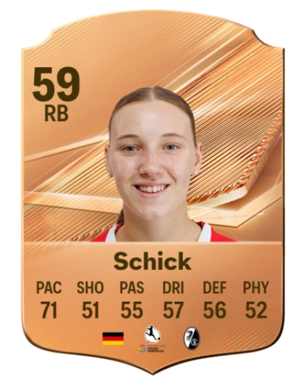 Schick 59 Bronze RB FC 27 card