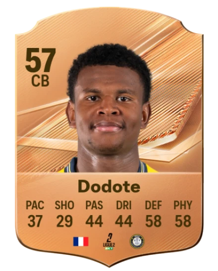 Dodote 57 Bronze CB FC 27 card