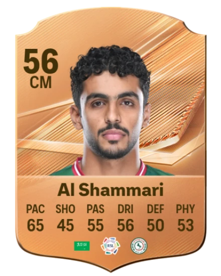Al Shammari 56 Bronze CM FC 27 card