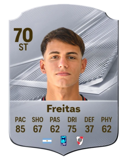 Freitas 70 Silver ST FC 27 card